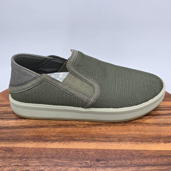 OluKai Shoes - OluKai Shoes Women's 7.5 Green Ki'ihele Slip On Low Top Casual Comfort Sneakers